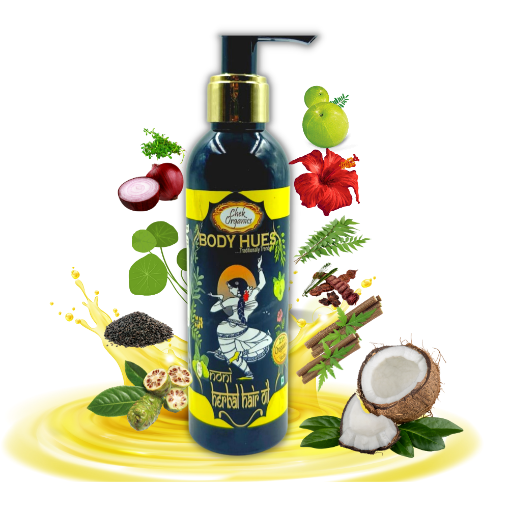 Organic Noni Herbal Hair Oil 500ml Chekorganics 3801